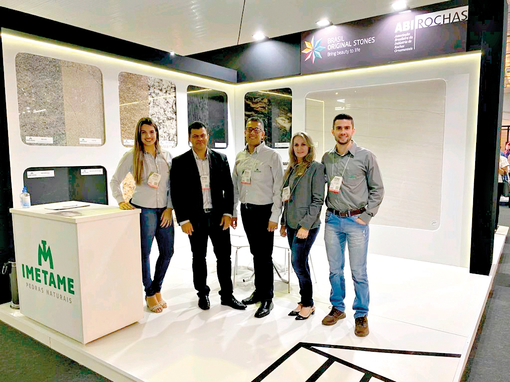 Imetame Pedras Naturais participou da Vitoria Stone Fair 2020