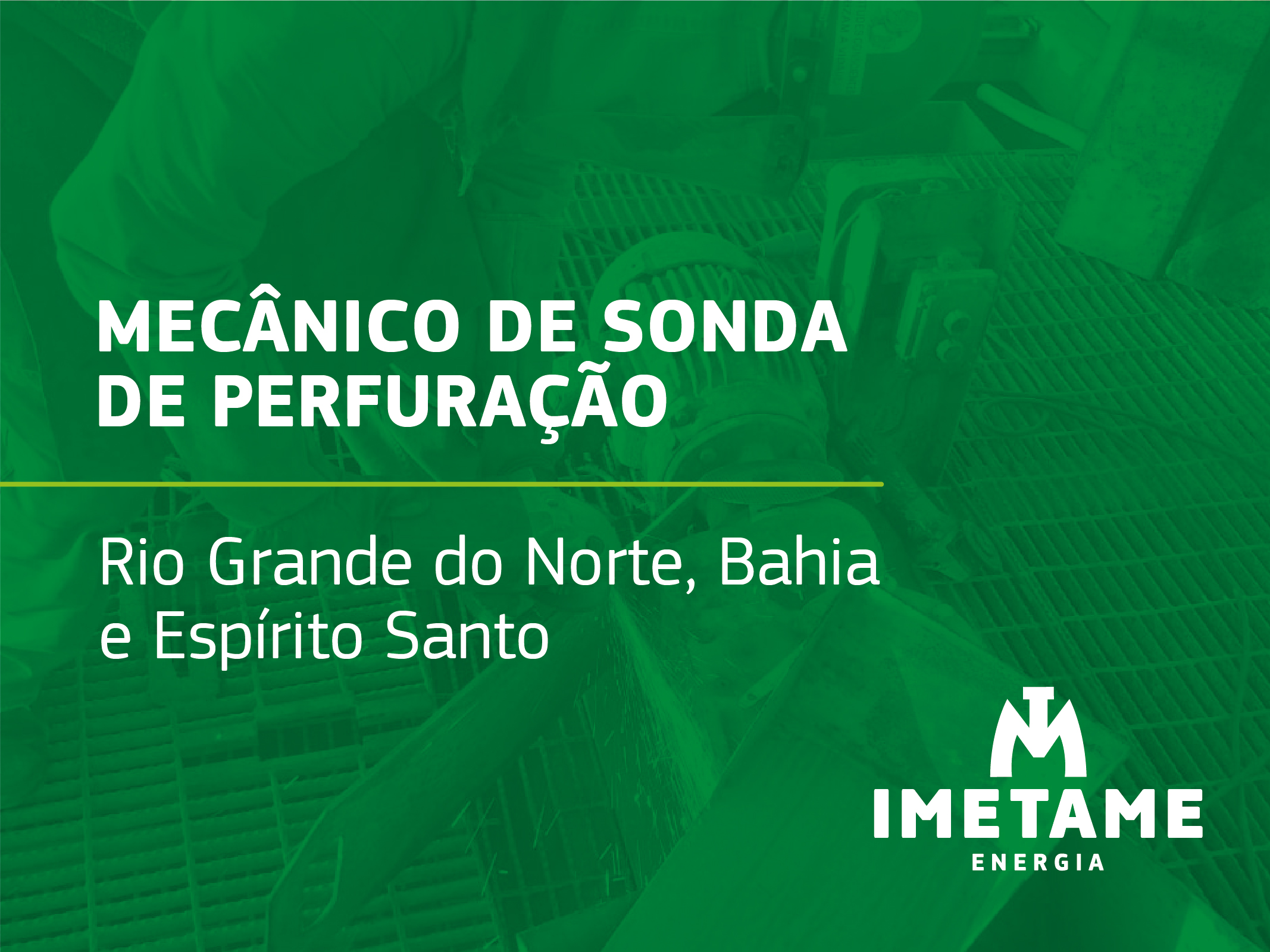 Mecânico de Sonda de Perfuração