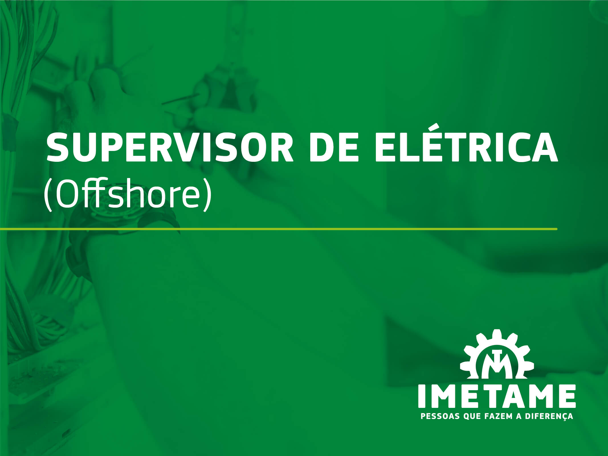 Supervisor de Elétrica – Offshore