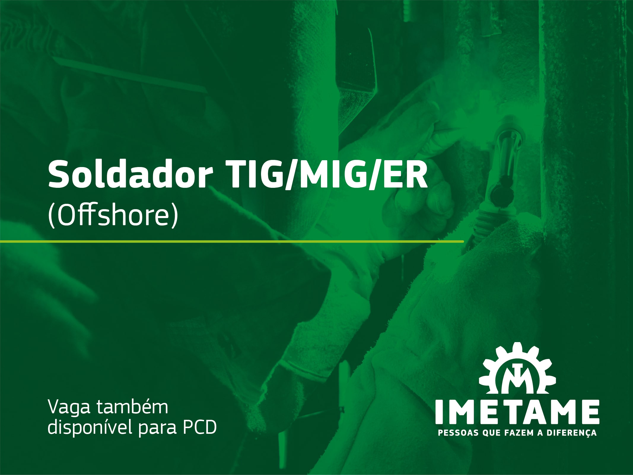 Soldador TIG/MIG/ER – Offshore