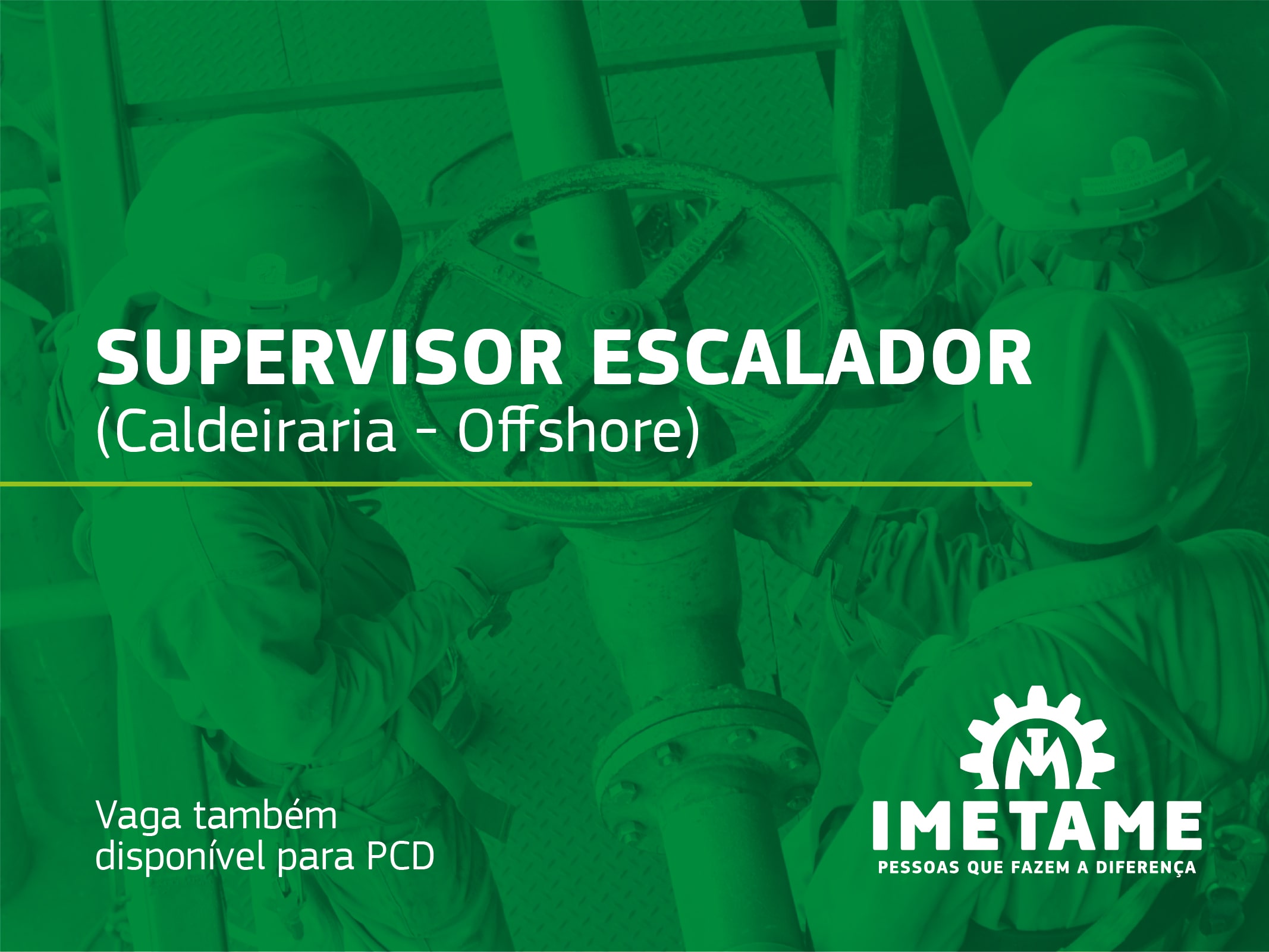 Supervisor Escalador (Caldeiraria) – Offshore
