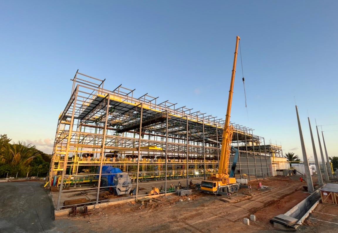 Obras da Termelétrica Prosperidade em ritmo acelerado!