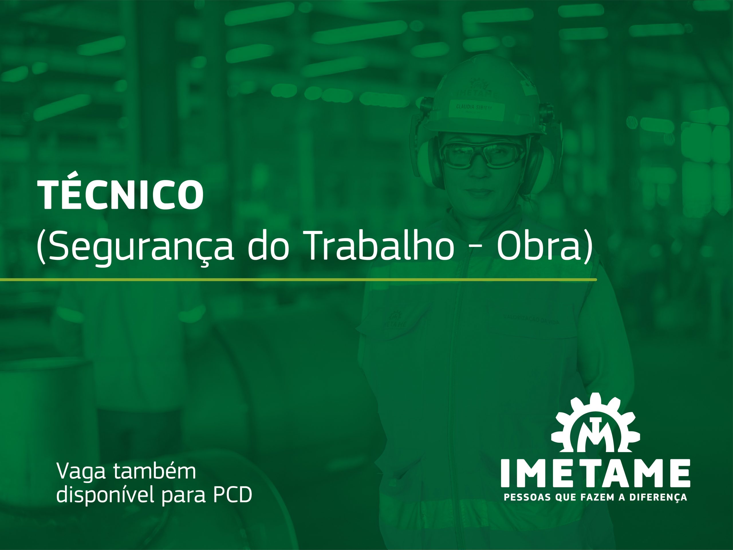 Técnico de Segurança do Trabalho – Obra