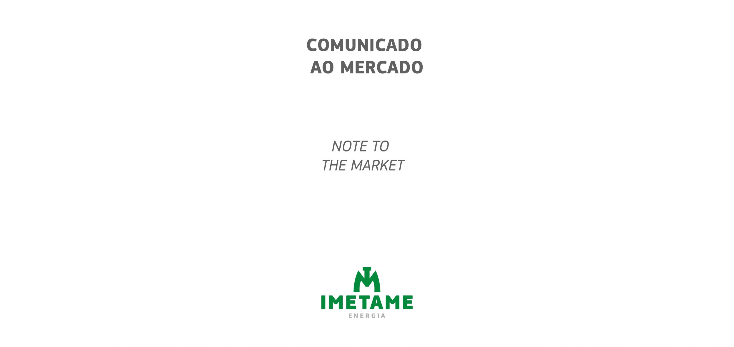 Comunicado ao mercado